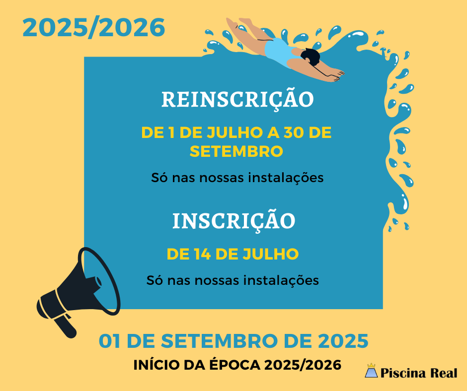 Reinscrições abertas - Época 2025/2026